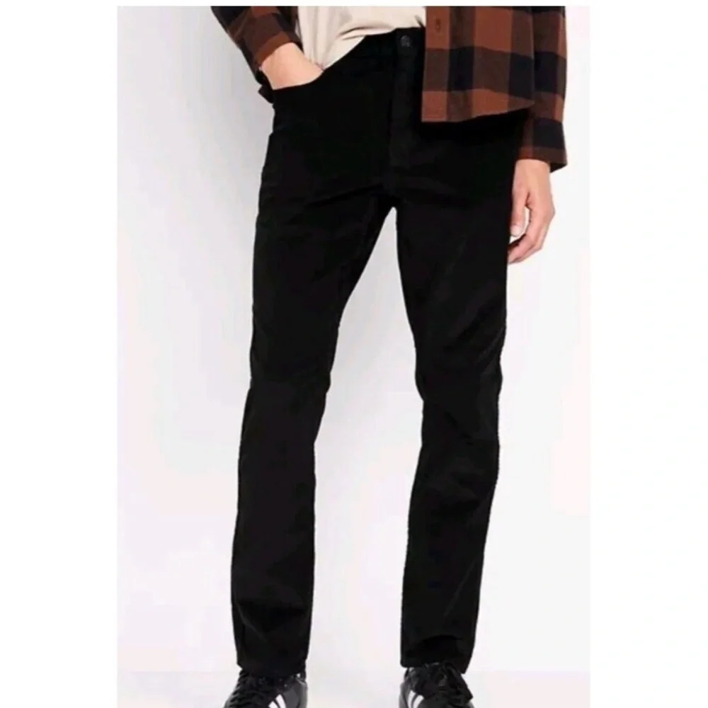 Men's Old Navy Slim Five Pocket Corduroy Pants Jeans Size 36x30 Black - Picture 2 of 8